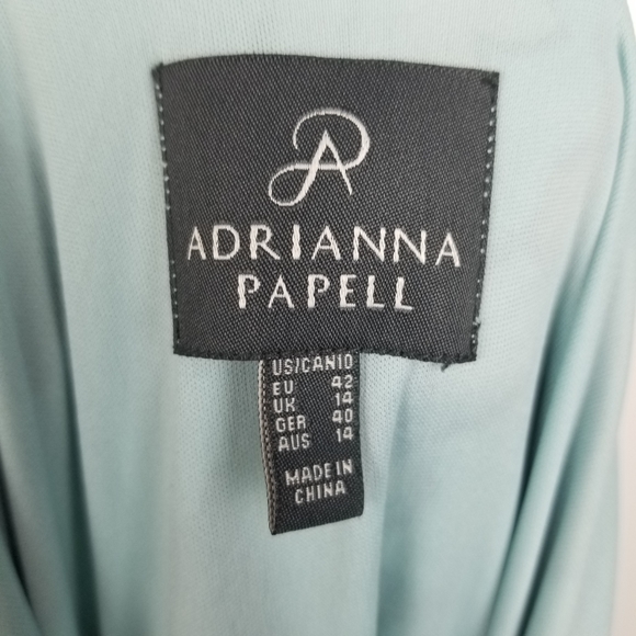 ADRIANNA PAPELL Floral Wrap Dress - Picture 2 of 8